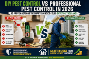 DIY Pest Control vs Professional Pest Control