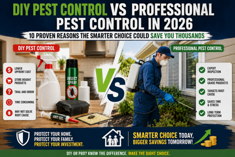 DIY Pest Control vs Professional Pest Control
