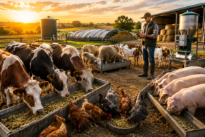 Farm Livestock Feeding
