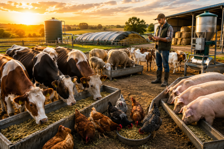 Farm Livestock Feeding