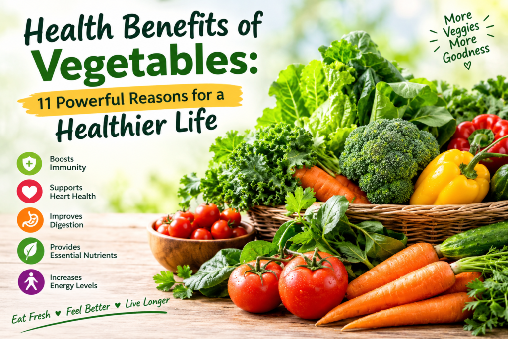 Health benefits of vegetables